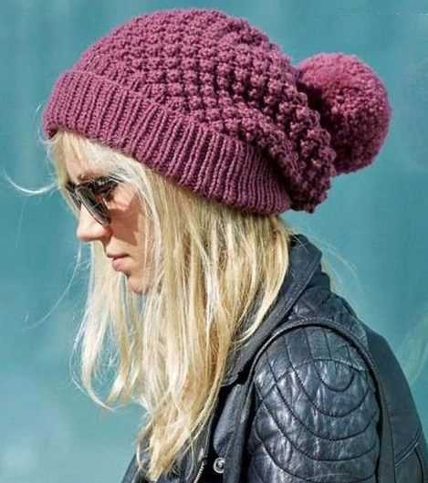 Free knit hat patterns women