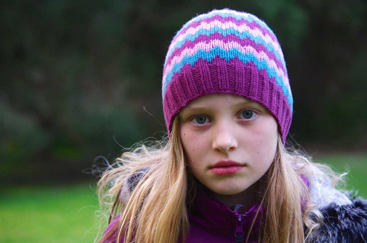 3 color knit hat pattern