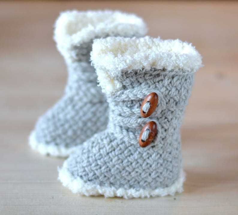3 in 1 button boots knitting pattern