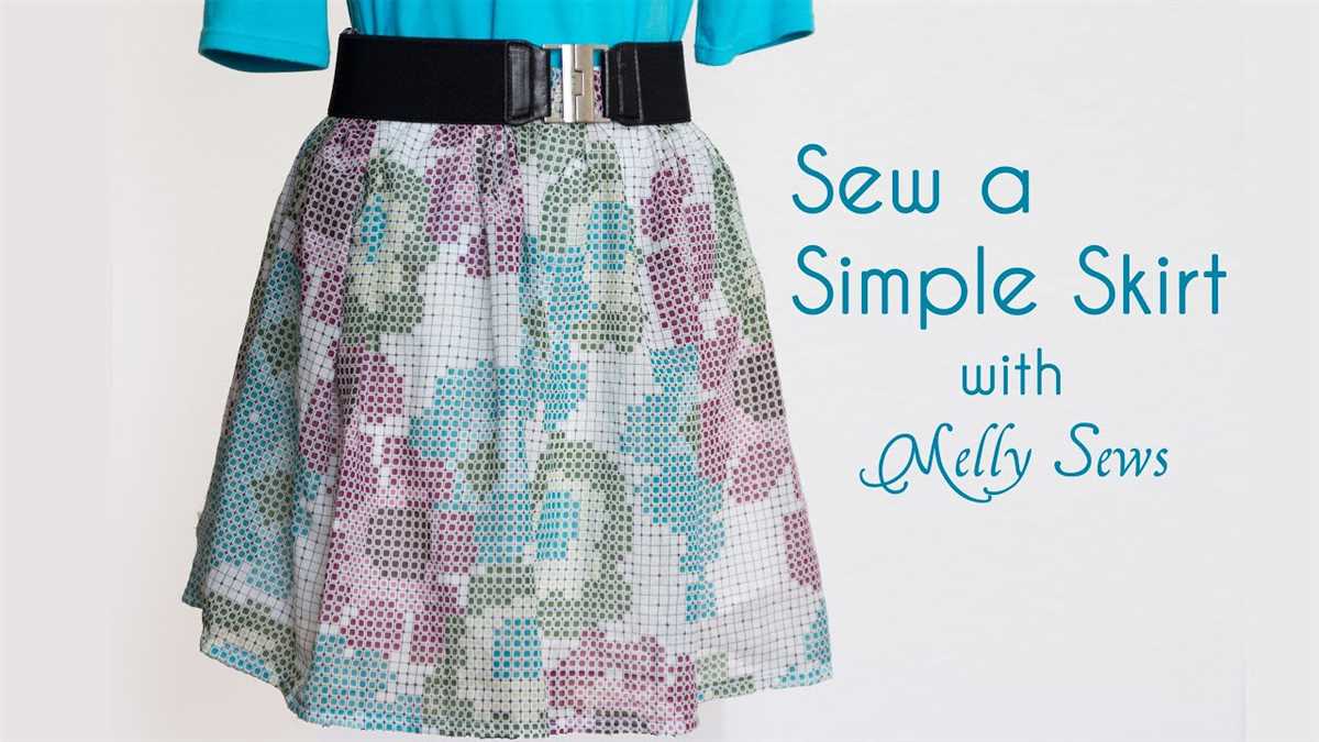 A line knit skirt pattern