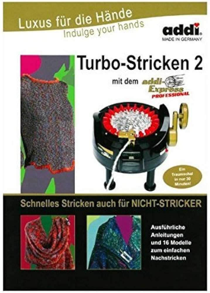 Addi express kingsize knitting machine patterns