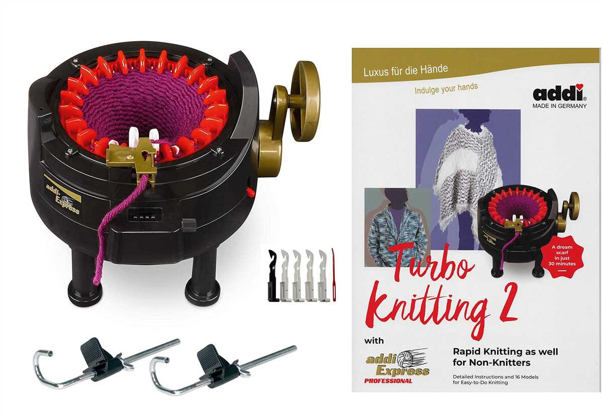 Addi express kingsize knitting machine patterns