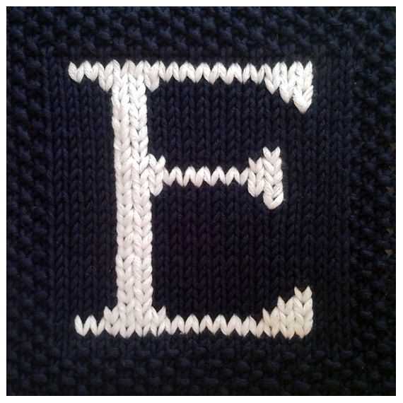 Alphabet dishcloth knitting patterns