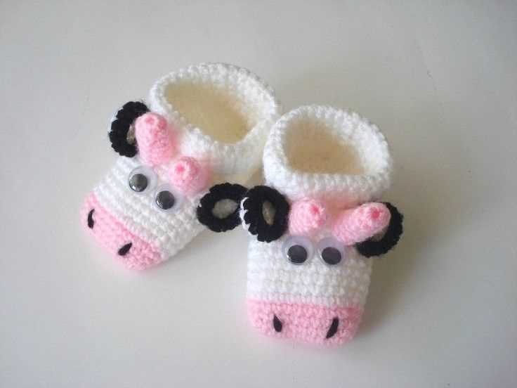 Animal booties knitting pattern