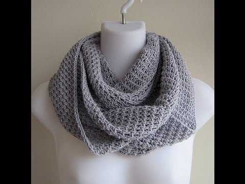 Arm knit infinity scarf pattern