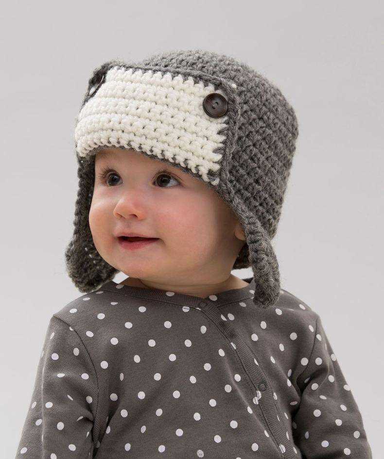 Aviator hat pattern knitting