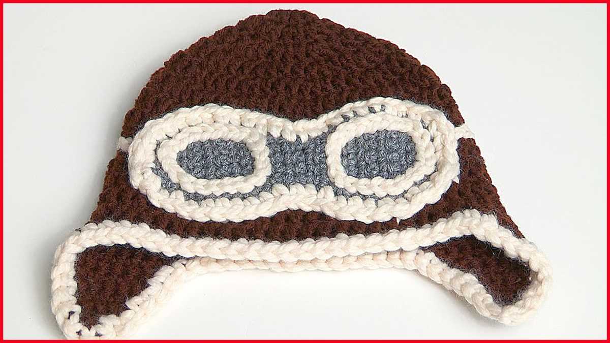 Aviator hat pattern knitting