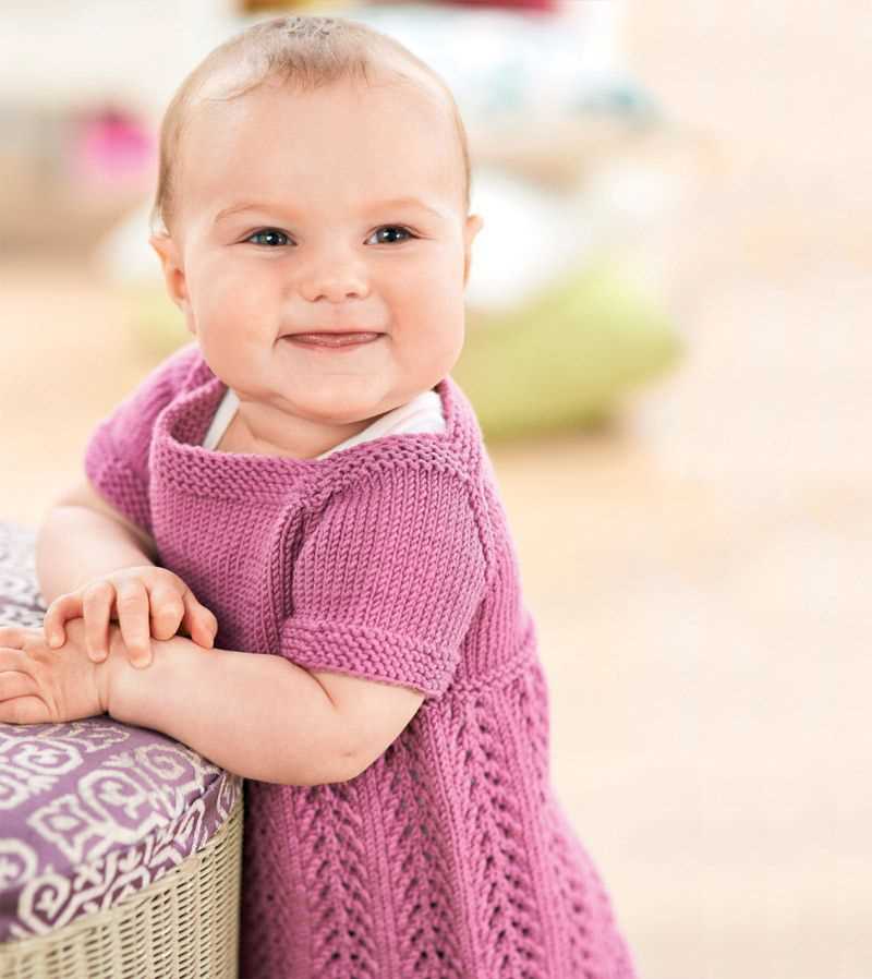 Baby dress knitting pattern