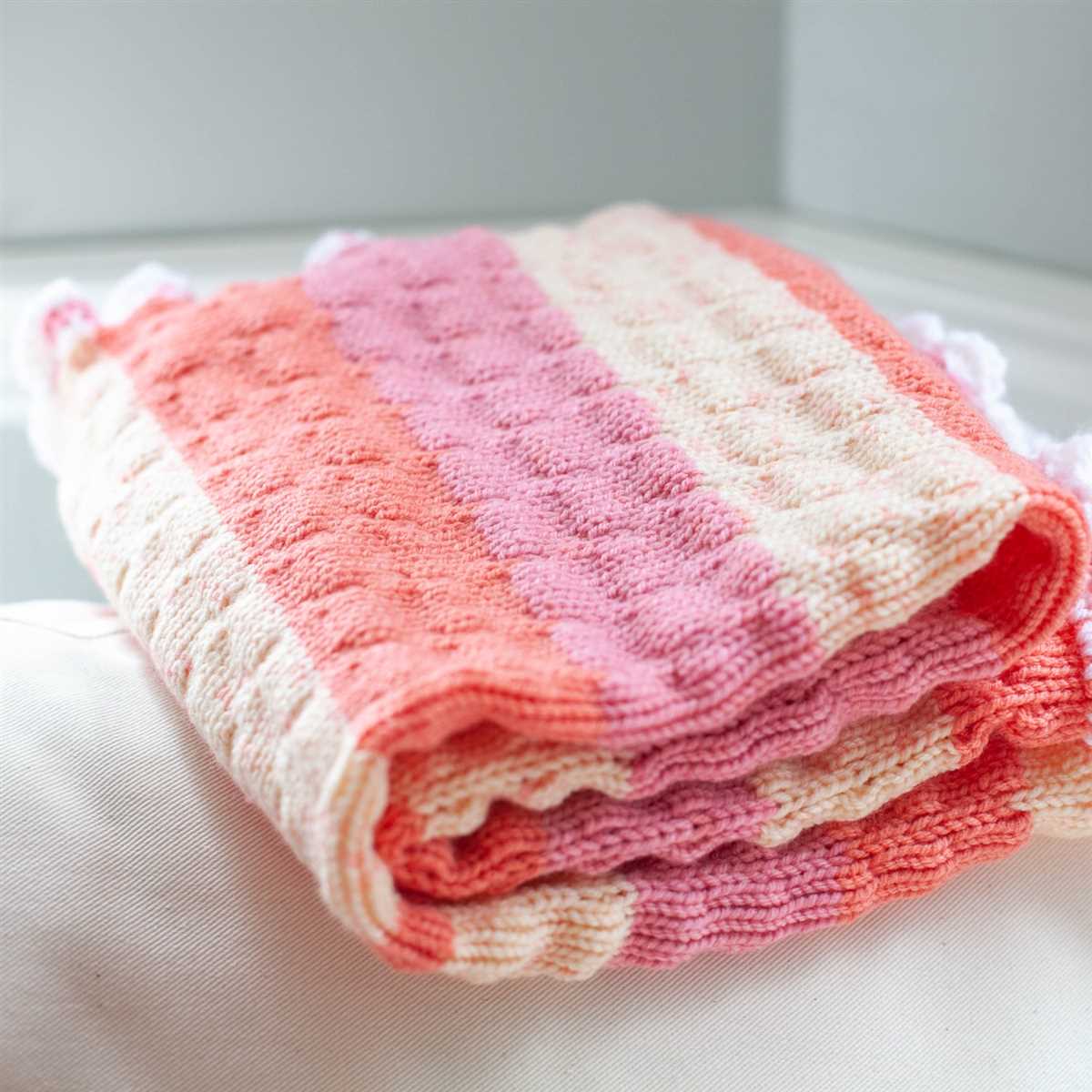 Baby knit blanket pattern