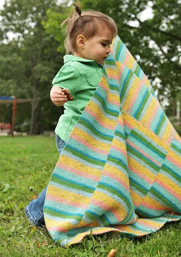 Baby knit blanket pattern