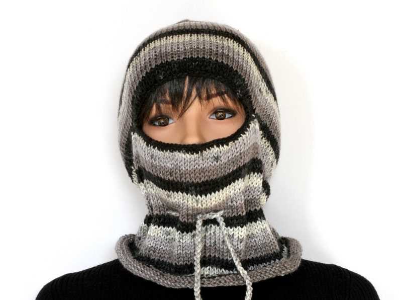 Balaclava mask knitting pattern
