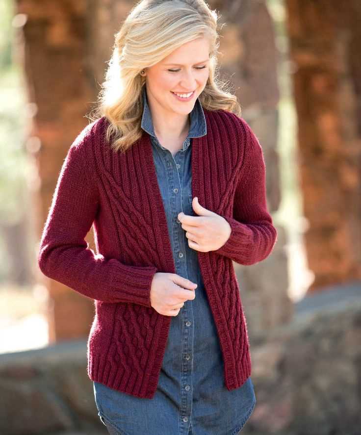 Basic cardigan knitting pattern
