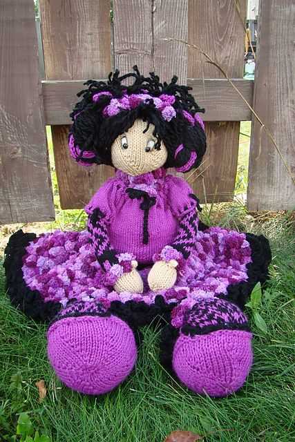 Basic doll knitting pattern