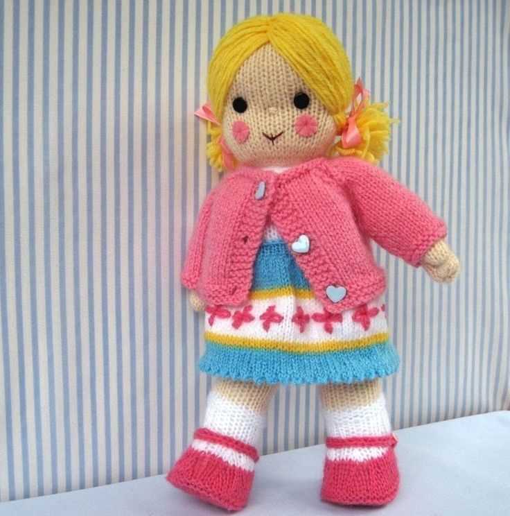 Basic doll knitting pattern