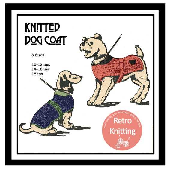 Battersea dog coat knitting pattern