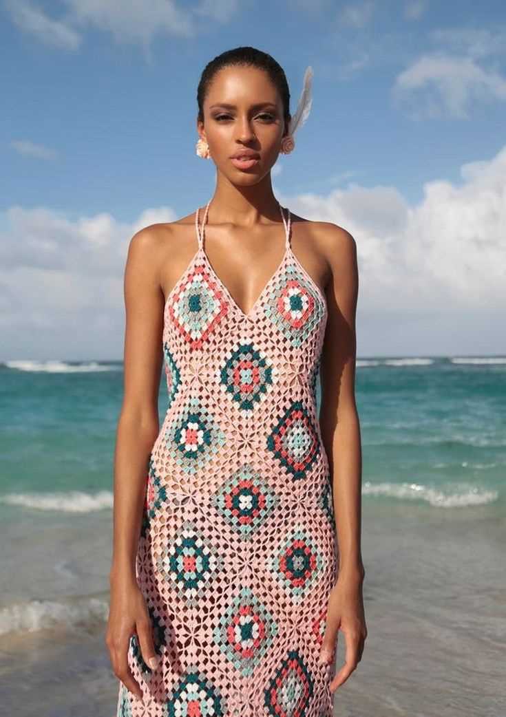 Beach dress knitting pattern