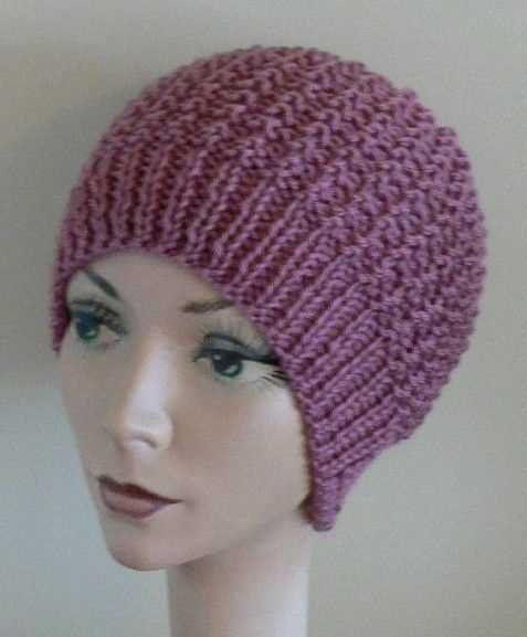 Beanie knitting pattern straight needles