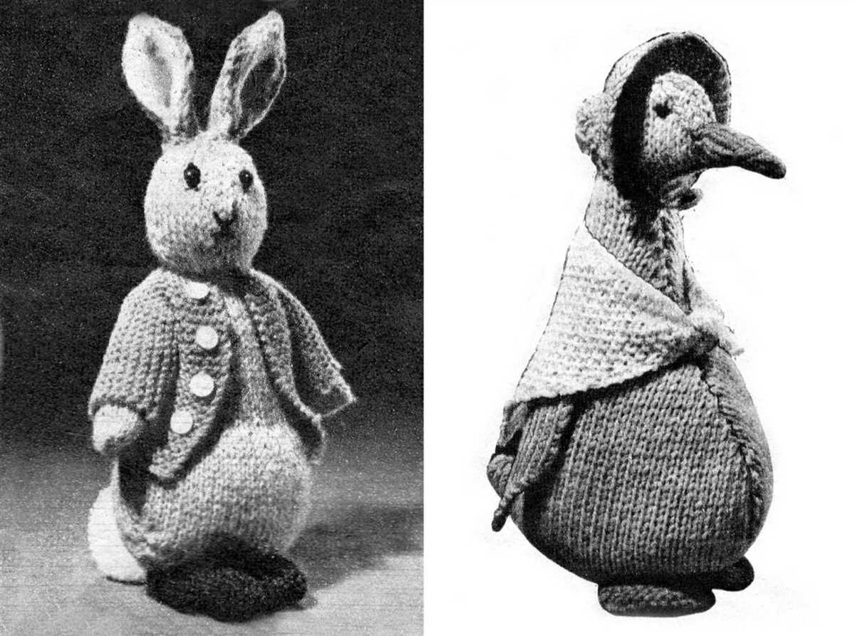 Beatrix potter toy knitting patterns