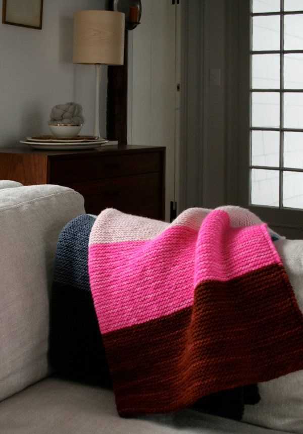 Beginner knitting blanket pattern