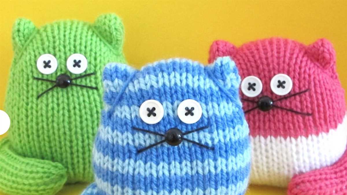 Beginner easy knit stuffed animals patterns