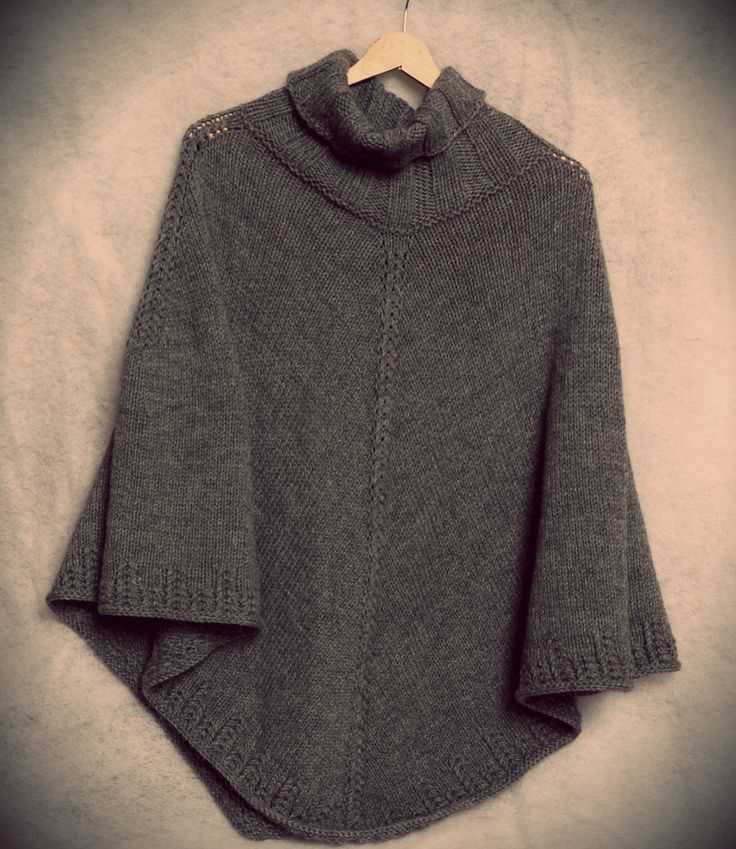 Beginner knitting poncho patterns