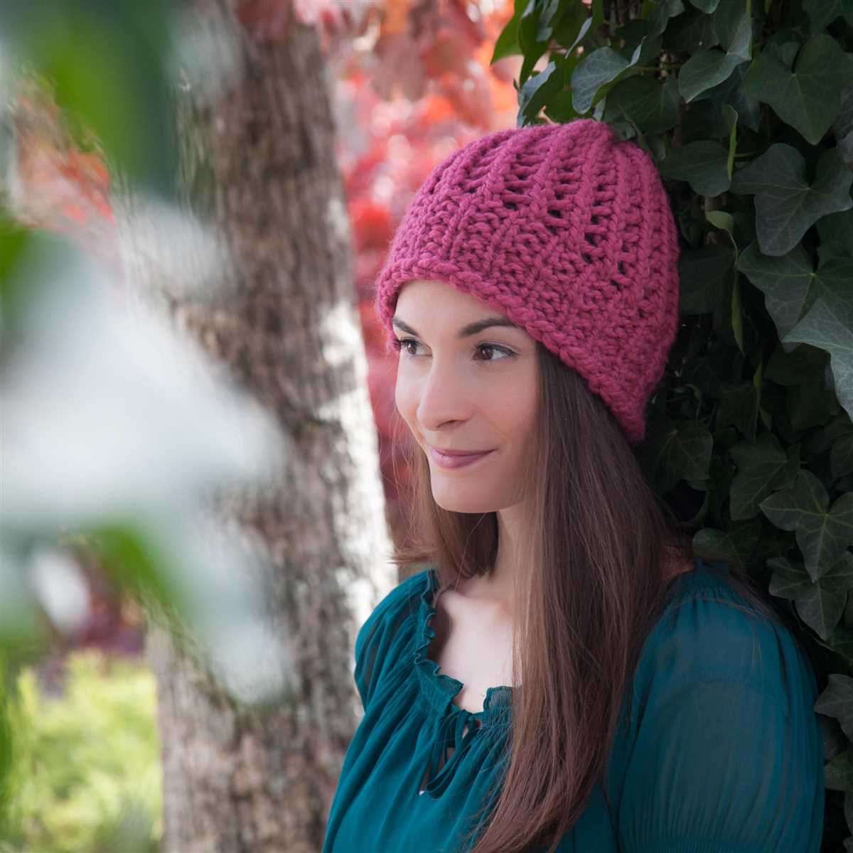Beret beanie knitting pattern