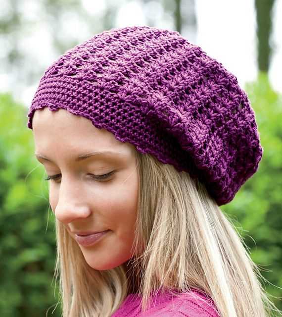 Beret beanie knitting pattern