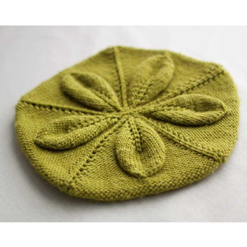 Beret beanie knitting pattern