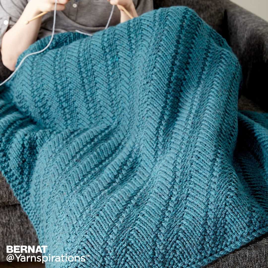Bernat blanket knitting patterns free
