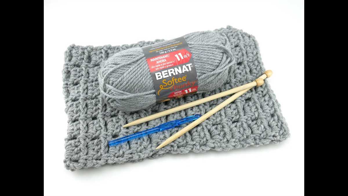 Bernat blanket yarn knit hat pattern