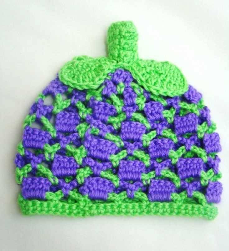 Berry hat knitting pattern