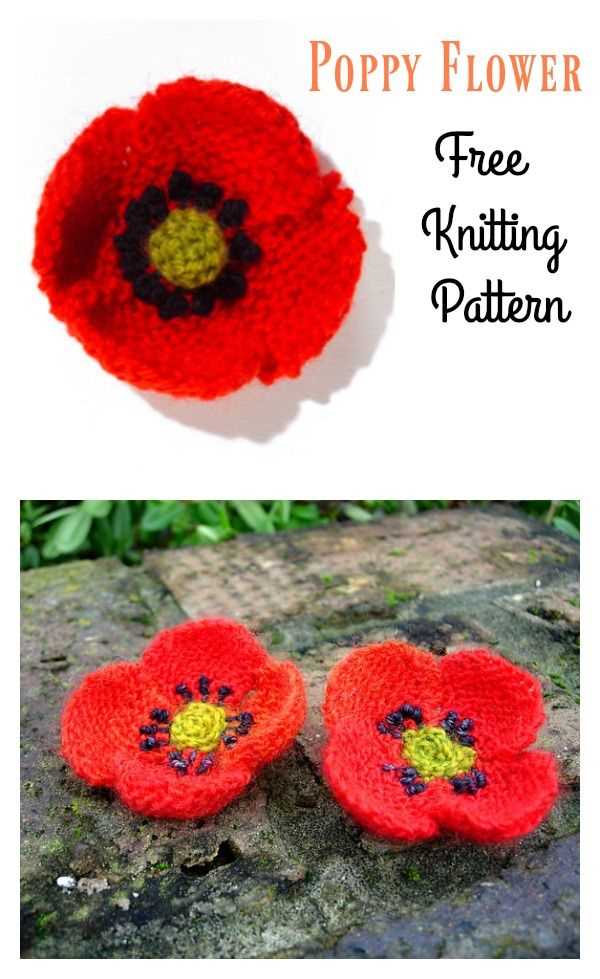 Best knitted poppy pattern