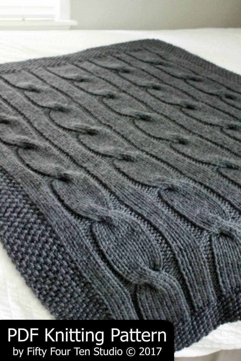Big blanket knitting pattern