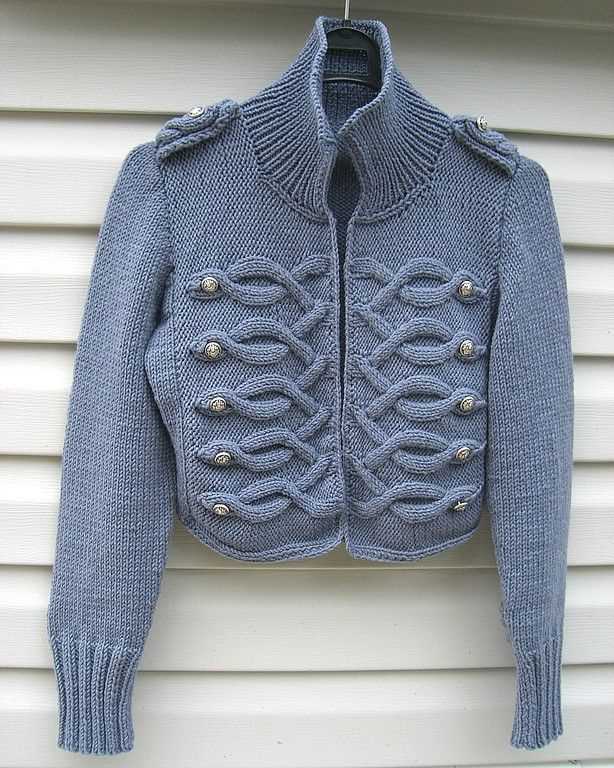 Biker jacket knitting pattern