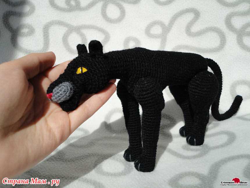 Black panther knitting pattern