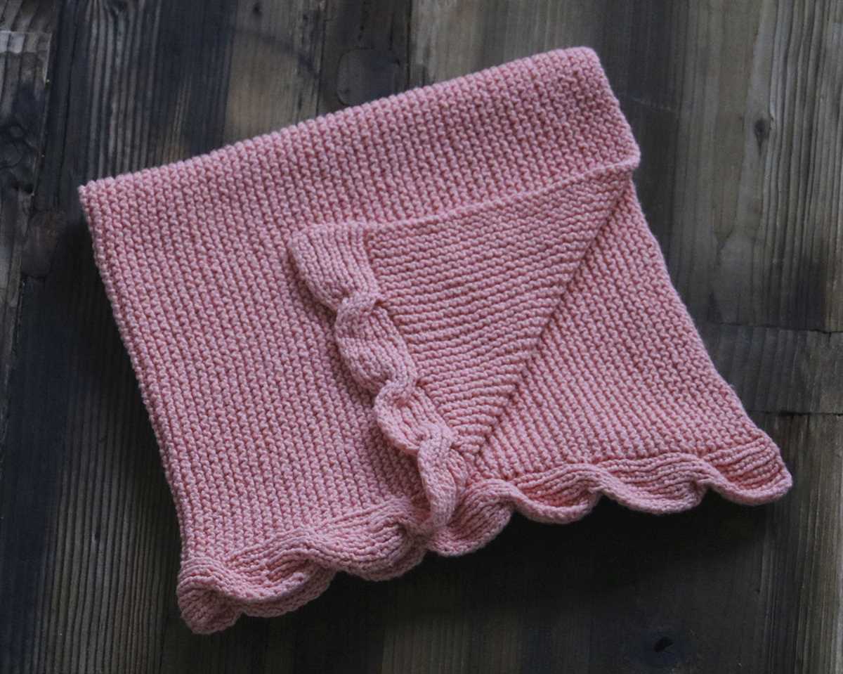 Blanket scarf knitting pattern free