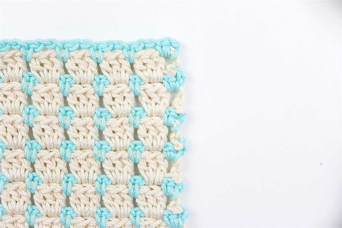 Block stitch knitting pattern