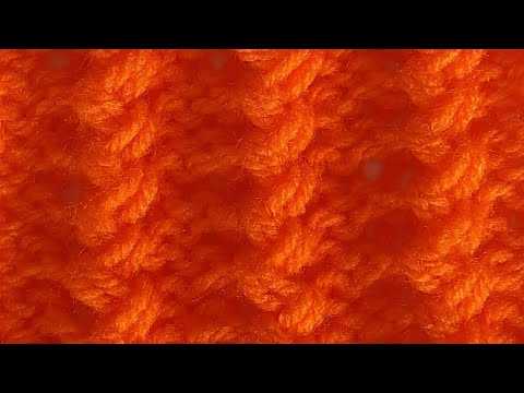 Bobble knit scarf pattern