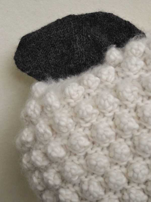 Bobble sheep knitting pattern