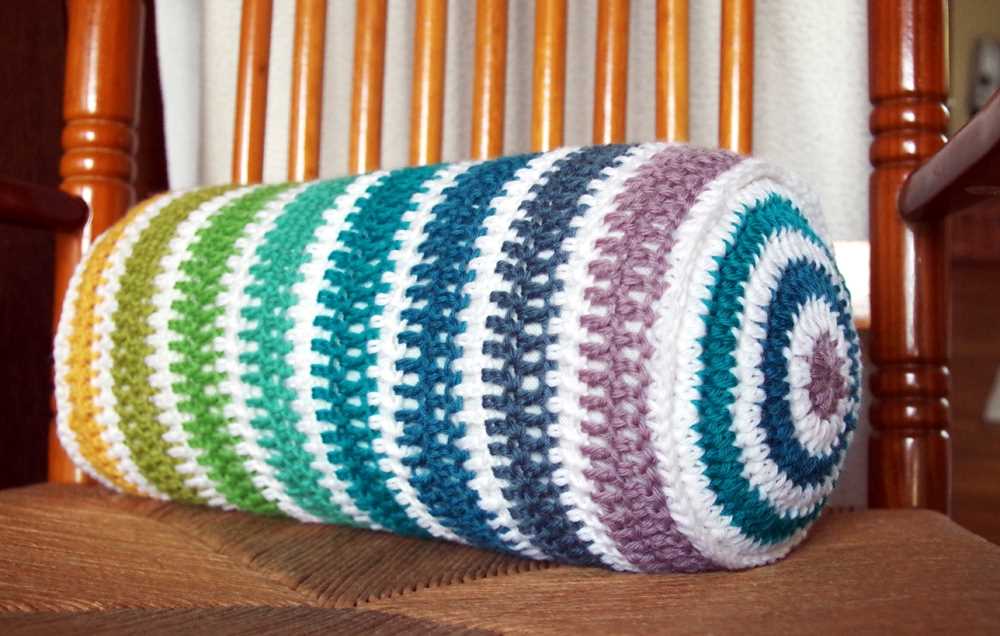 Bolster pillow knitting pattern