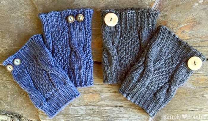 Boot cuffs knitting pattern free