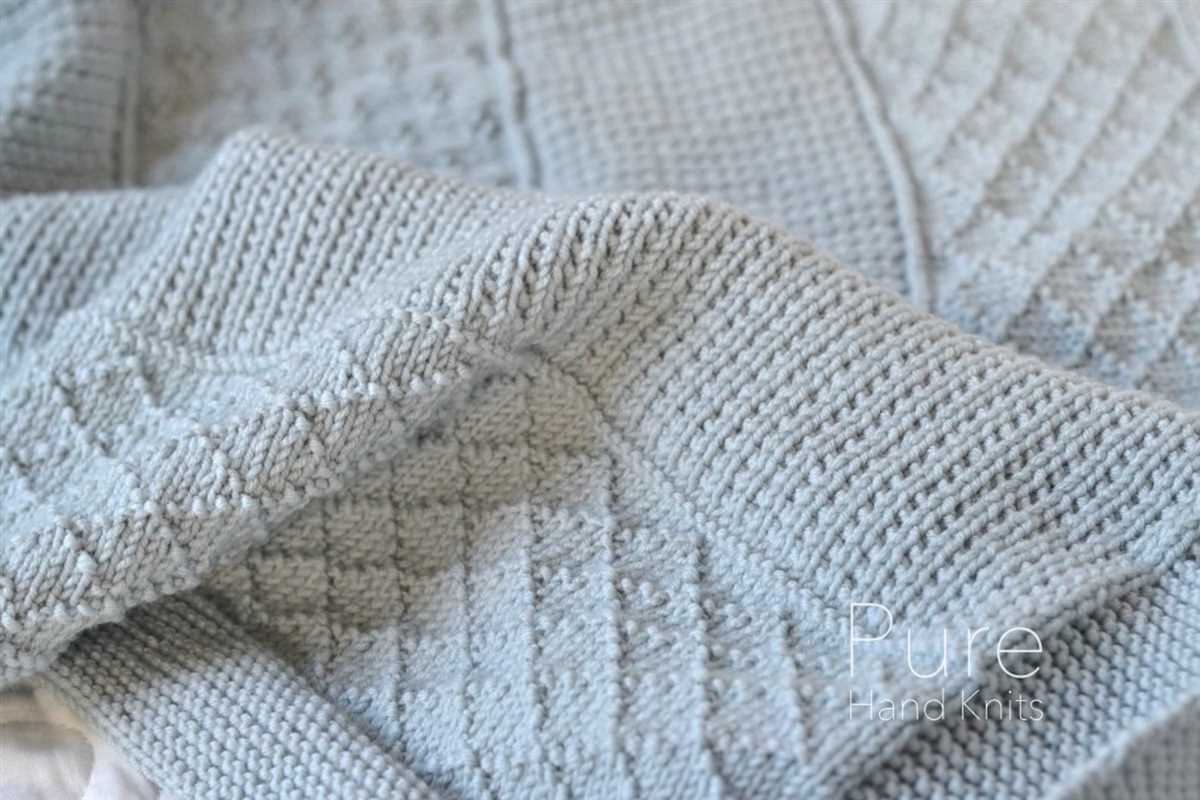 Boulevard blanket knitting pattern