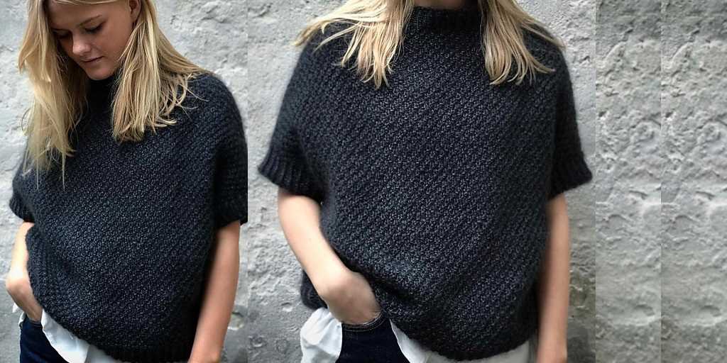 Boxy top knitting pattern