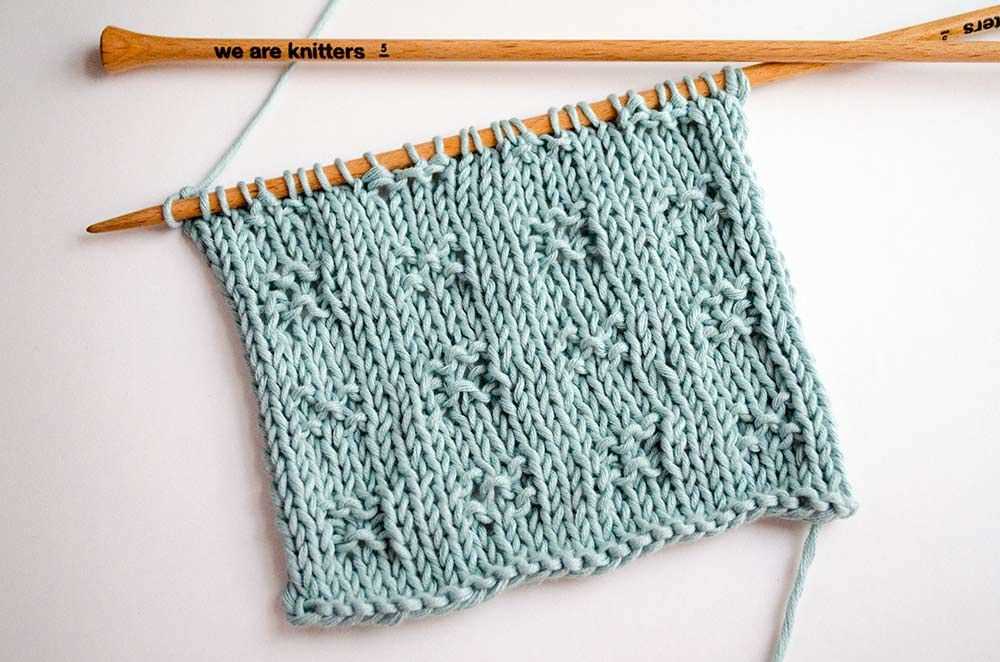 Brackets in knitting pattern