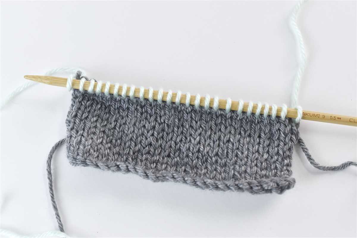 Brackets in knitting pattern