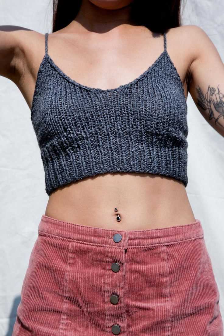 Bralette knit pattern free