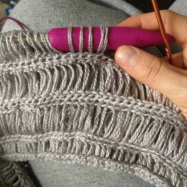 Broomstick lace knitting patterns