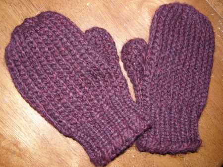 Bulky knit mitten pattern free