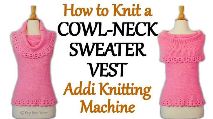 Bulky knitting machine patterns