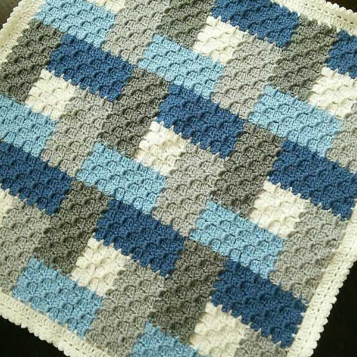 C2c knitted blanket pattern